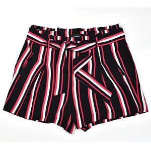 Torrid Self Tie Mid Short Striped 12